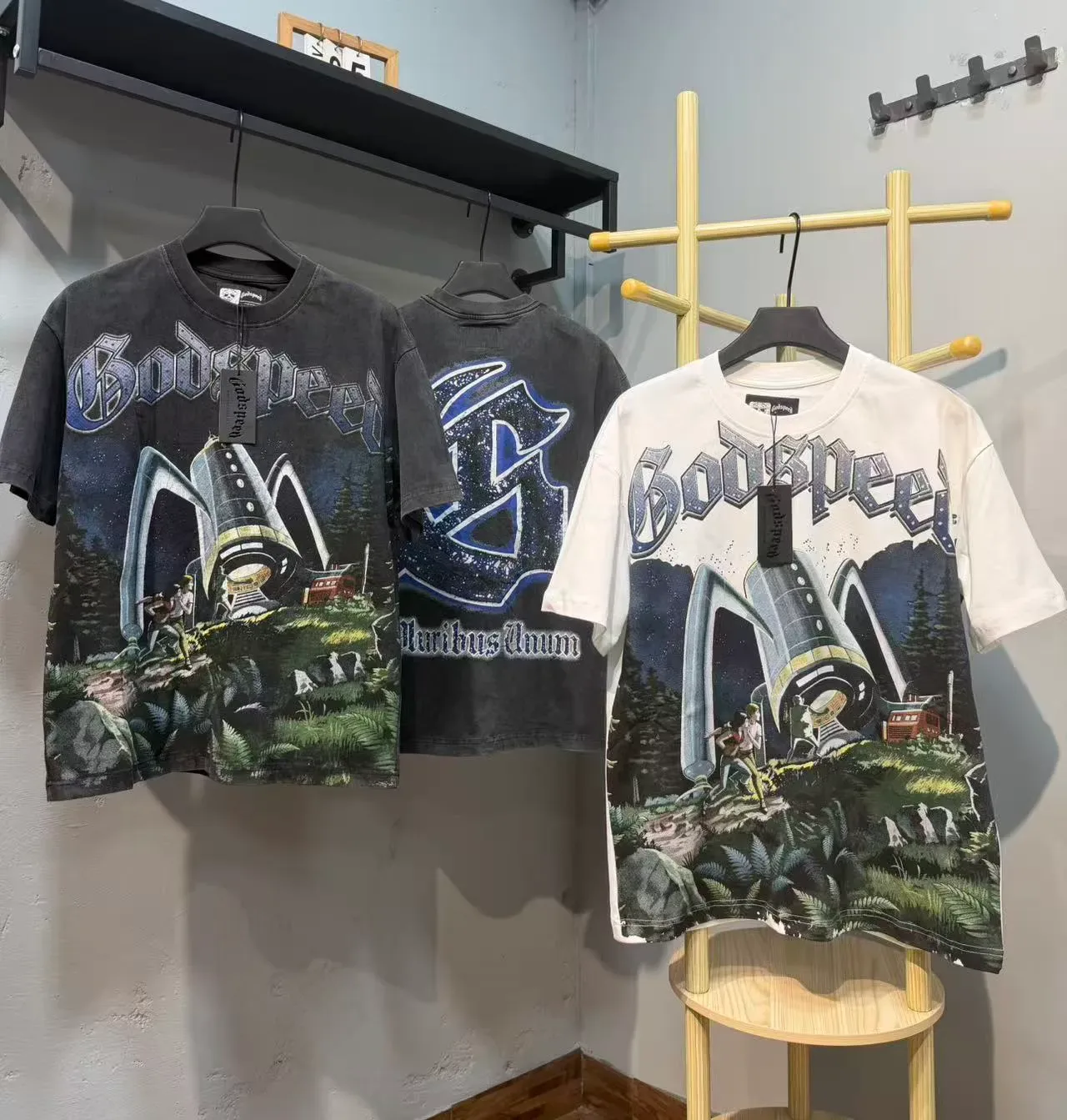 Godspeed Graphic-Print Oversized T-Shirt 2