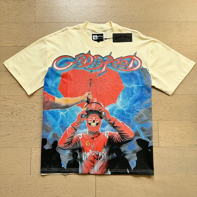 Godspeed Graphic Print Racing Theme T-Shirt 6