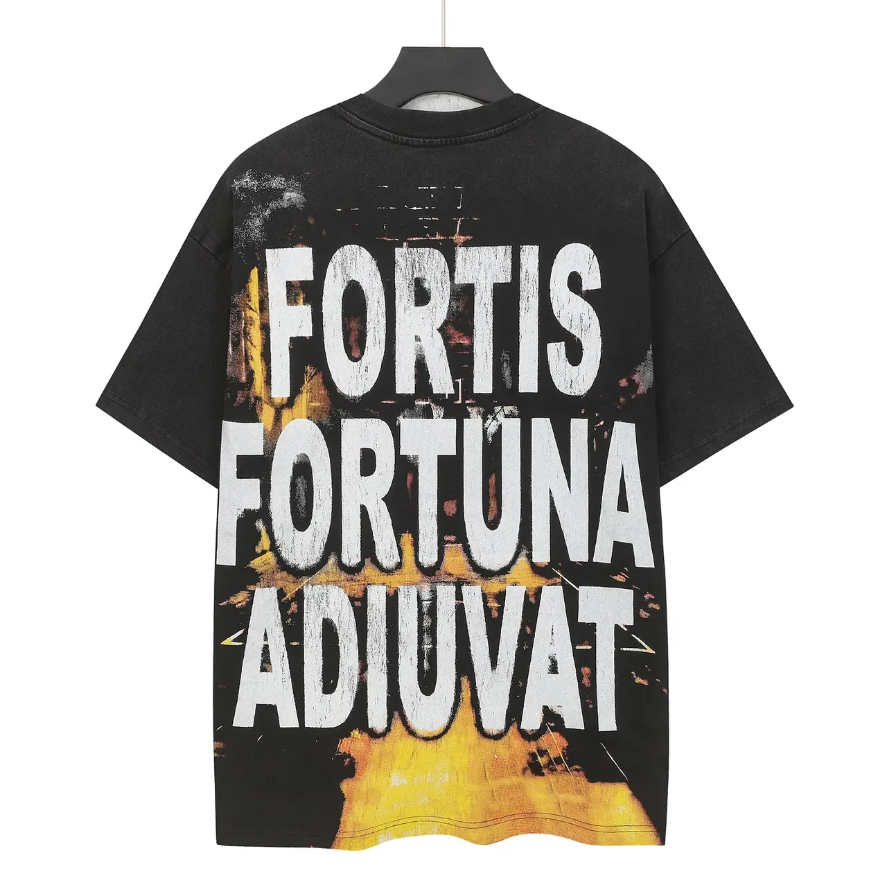 Godspeed Oversized Graphic Print Black T-Shirt 3