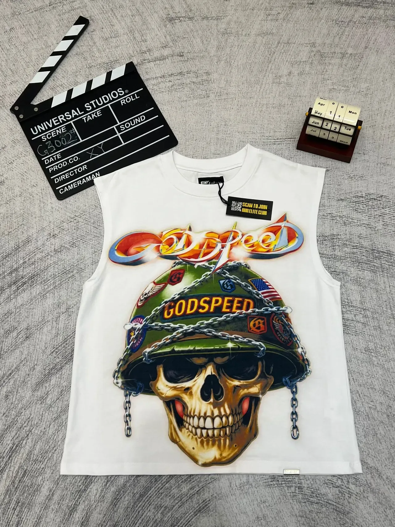 Godspeed খোপড়ি হেলমেট গ্রাফিক ভেস্ট টপ 5