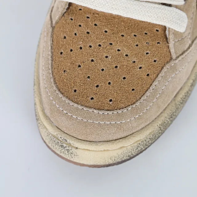 Golden Goose Super-Star Chaussures Lifestyle Beige En Daim Usé 5
