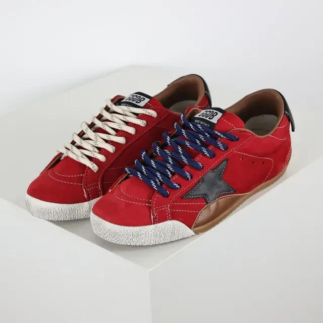 Golden Goose Super-Star Red Suede Star Logo Lifestyle Sneakers 2