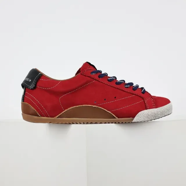 Golden Goose Super-Star Red Suede Star Logo Lifestyle Sneakers 7