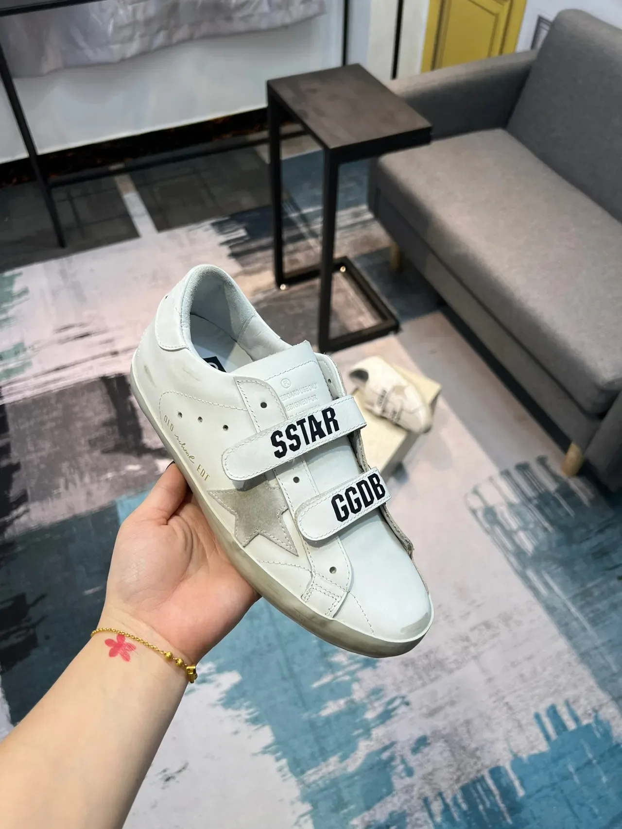 Golden Goose Super-Star White Leather Lifestyle Sneakers 6