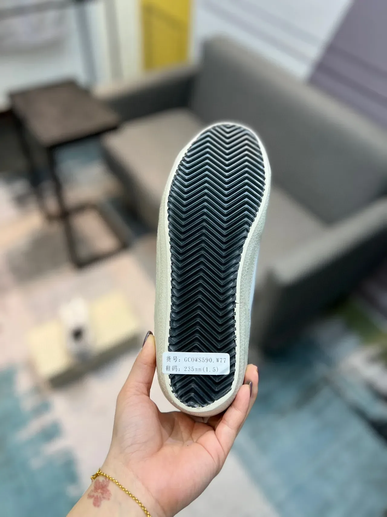 Golden Goose Super-Star Détail Blanc Argent Solaire Caoutchouc Distressé Chaussures Lifestyle 9