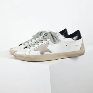 Golden Goose Superstar Distressed White Leather Star Patch Lifestyle Sneakers