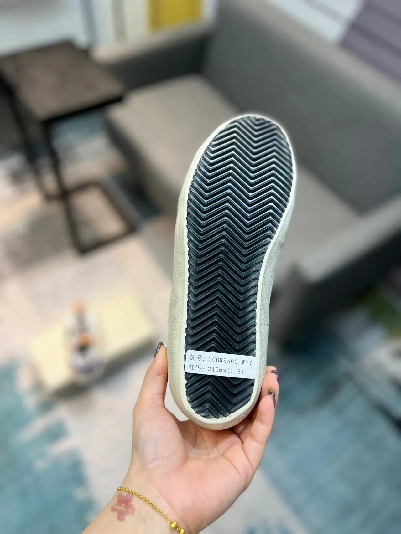 Golden Goose Superstar abîmé blanc étoile arc-en-ciel sneaker lifestyle 9