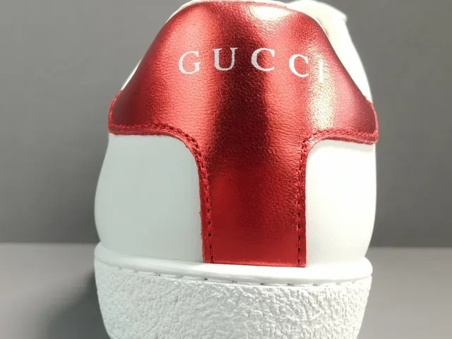 Gucci Ace New York Yankees White Black Red Lifestyle Sneakers 10