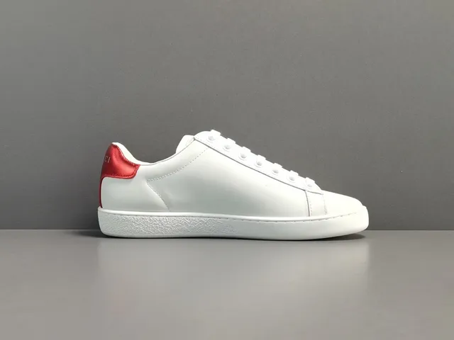 Gucci Ace New York Yankees White Black Red Lifestyle Sneakers 16