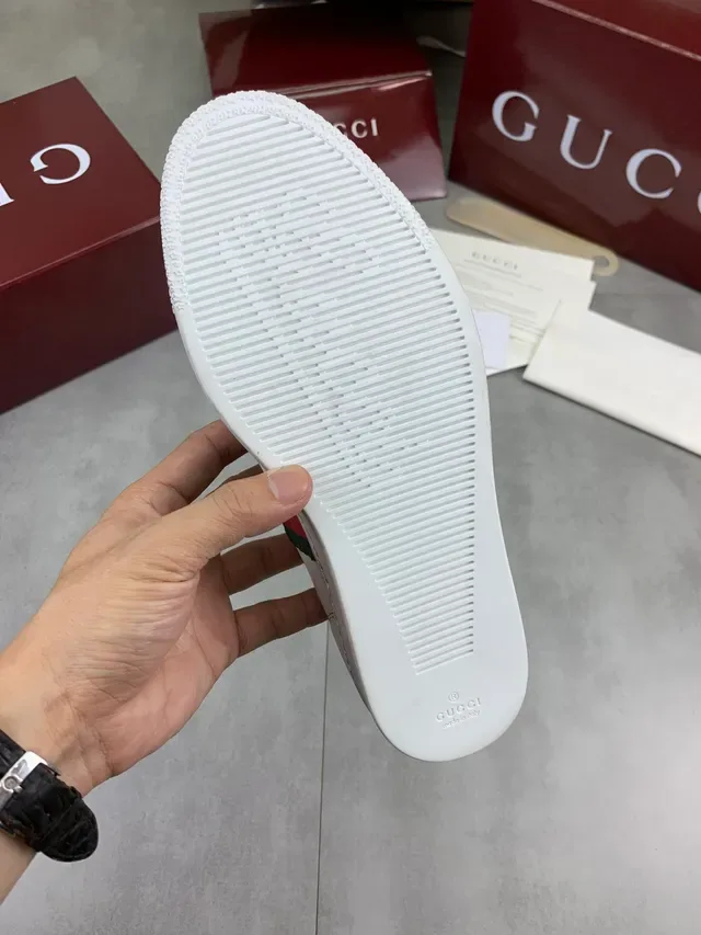 Gucci Ace White Web Stripe Lifestyle Sneakers 2