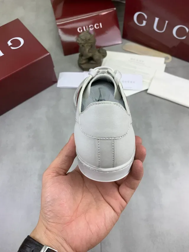 Gucci Ace White Web Stripe Lifestyle Sneakers 3