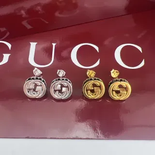Gucci GG Marmont Interlocking G Stud Earrings