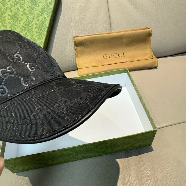 গুসি GG Monogram Web Stripe বেসবল ক্যাপ 6