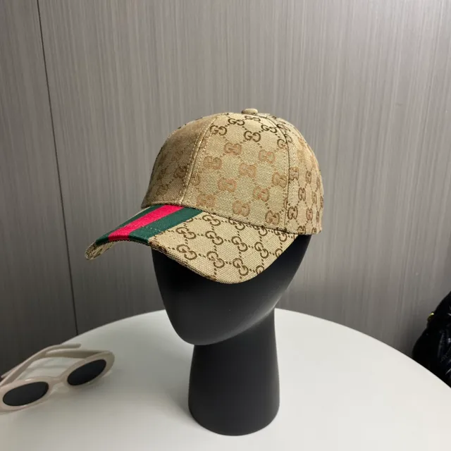 Gucci GG Supreme Monogram Web Stripe Baseball Cap 2