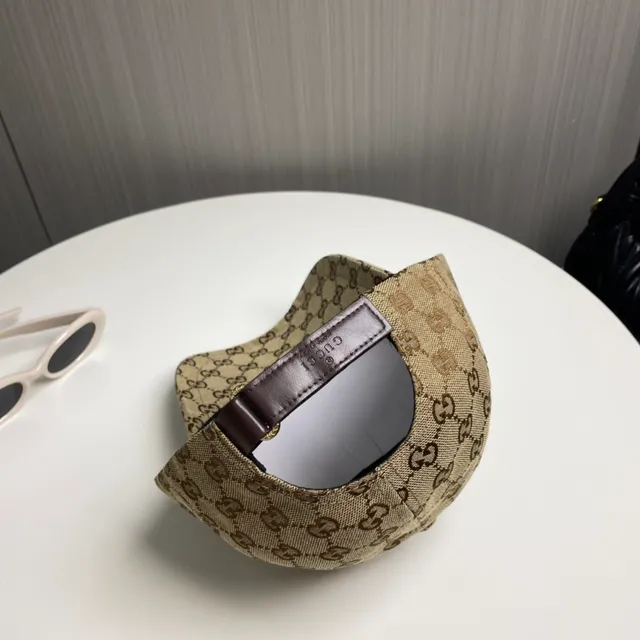Gucci GG Supreme Monogram Web Stripe Baseball Cap 4