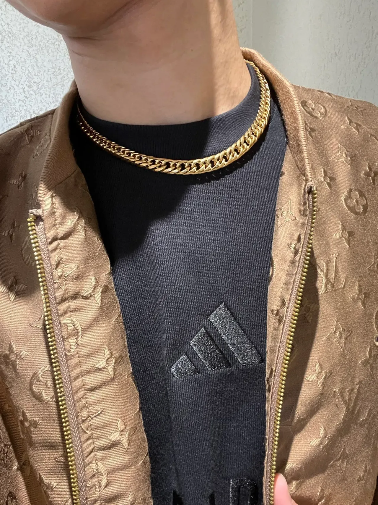 Gucci قلادة Curb-Link ذهبية 8