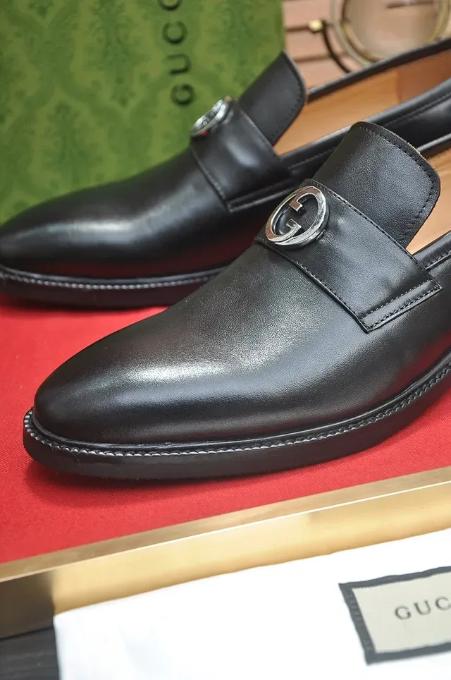Gucci Horsebit 1955 Black Leather Horsebit Loafers 2