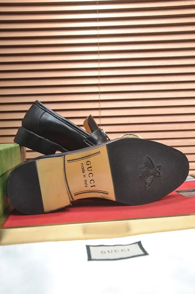Gucci Horsebit 1955 Black Leather Horsebit Loafers 3