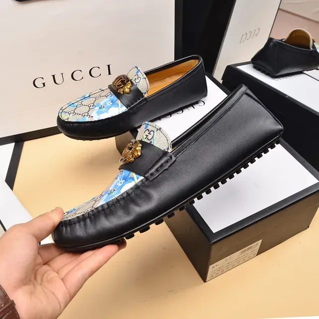 Gucci Horsebit 1955 Floral GG Canvas Loafers 7