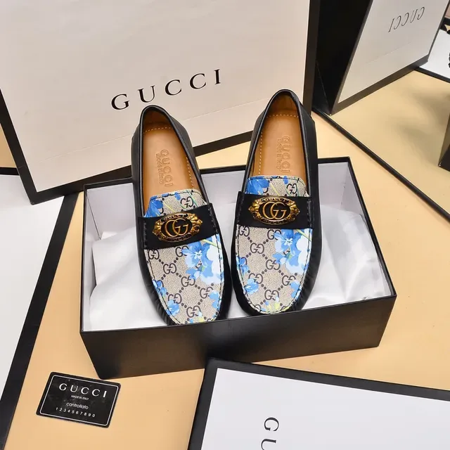 Gucci Horsebit 1955 Floral GG Canvas Loafers 8