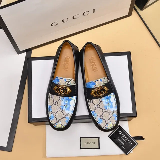 Gucci Horsebit 1955 Floral GG Canvas Loafers 9