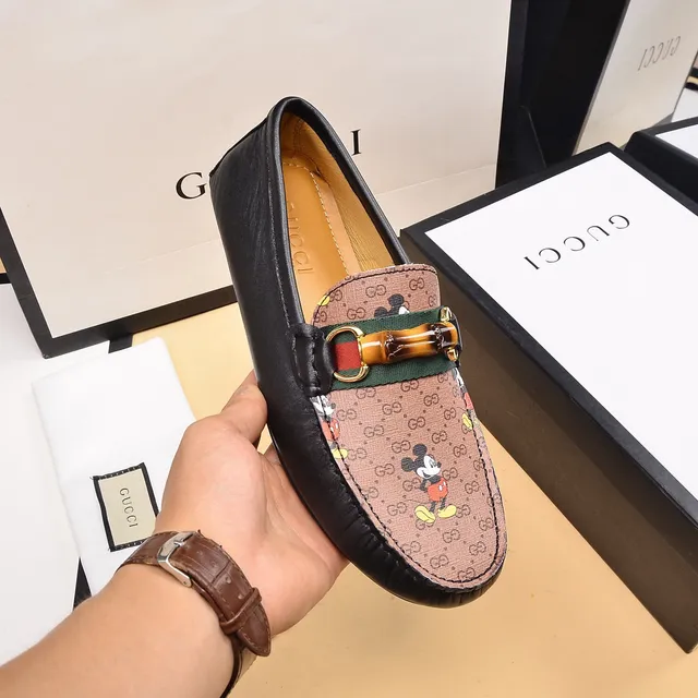 Gucci Horsebit 1955 Mickey Mouse Print Loafers 6