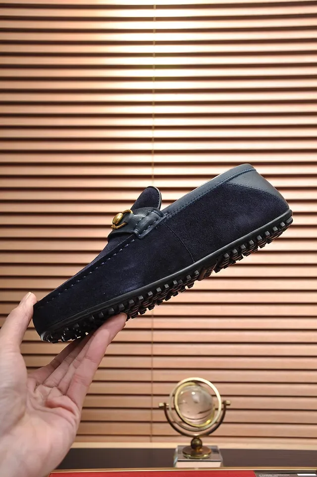 Gucci Horsebit 1955 Mocassins daim Navy 7