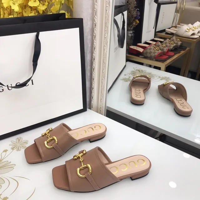 Gucci Horsebit 1955 Cuir Tan Horsebit Buckle Babouches 4