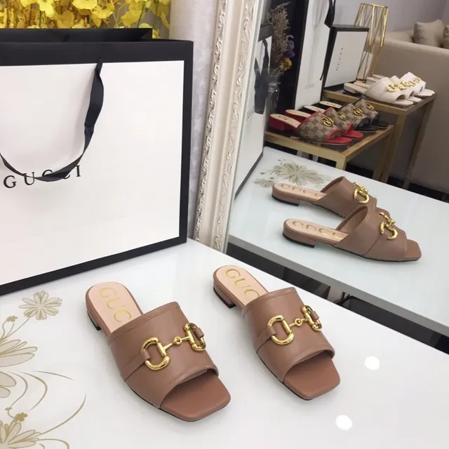 Gucci Horsebit 1955 Cuir Tan Horsebit Buckle Babouches 5