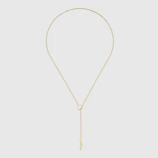 Gucci Collier Lariat Chaîne Box Or