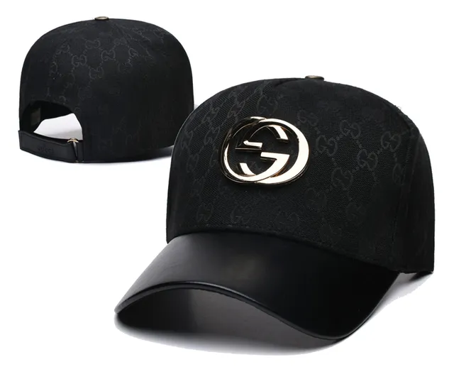 Gucci Monogrammed Structured Black Baseball Cap 5