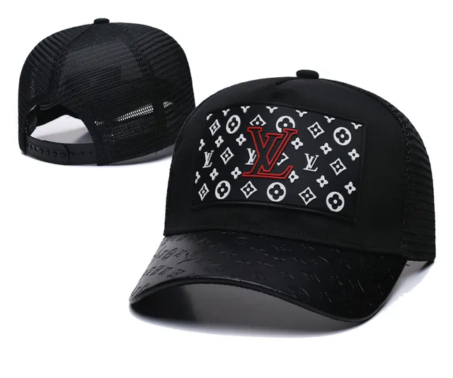 Gucci Monogrammed Structured Black Baseball Cap 11