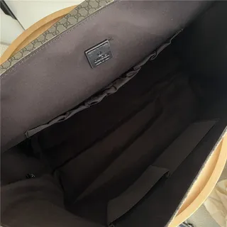 Gucci Ophidia Beige Marron Monogram Toile Flap-Front Sac Messager 3