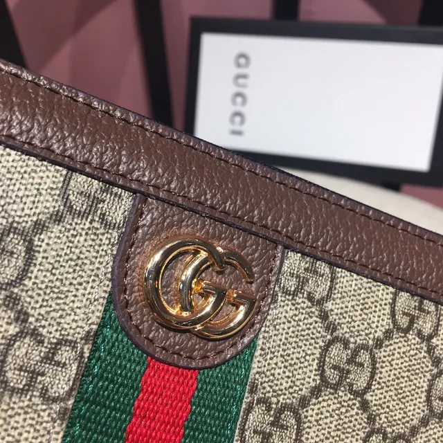 Gucci Ophidia GG Monogram Web Stripe محفظة طويلة 6