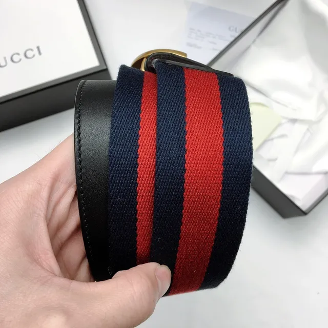 Gucci Ophidia Web Stripe Canvas Belt 2