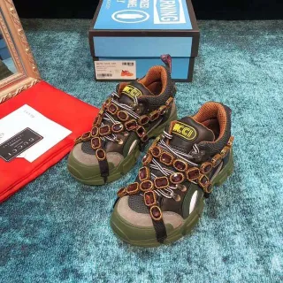 Gucci Rhyton Jeweled Strap Chunky Sneakers
