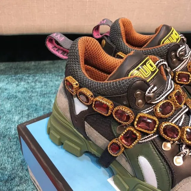 Gucci Rhyton Jeweled Strap Chunky Sneakers 5