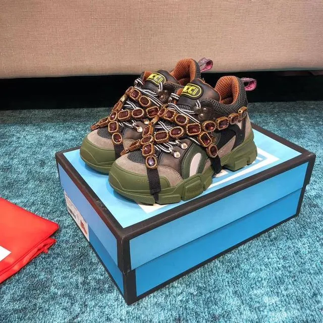 Gucci Rhyton Jeweled Strap Chunky Sneakers 6