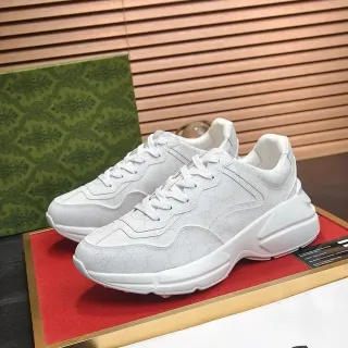 Gucci Rhyton Monogrammed White Lifestyle Sneakers