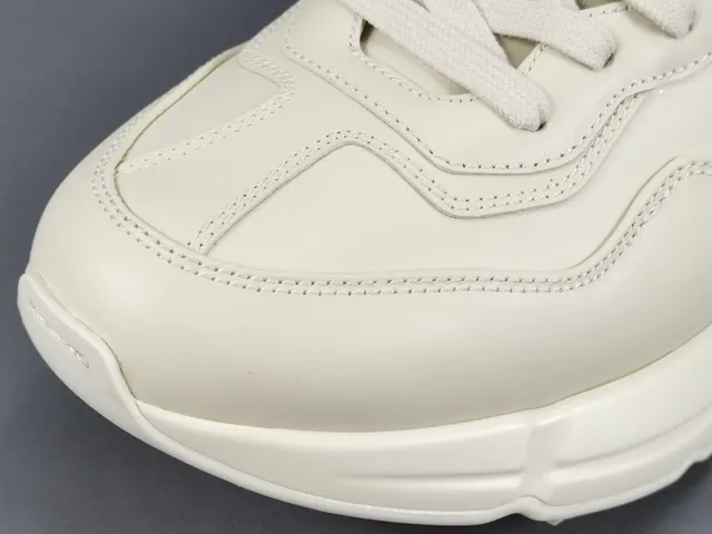 Gucci Rhyton White Multicolor Chunky Sole Leather Upper Lifestyle Sneakers 3