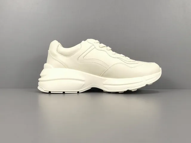 Gucci Rhyton White Multicolor Chunky Sole Leather Upper Lifestyle Sneakers 18