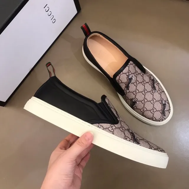 Gucci Screener GG Monogram Lona Mocassins 4