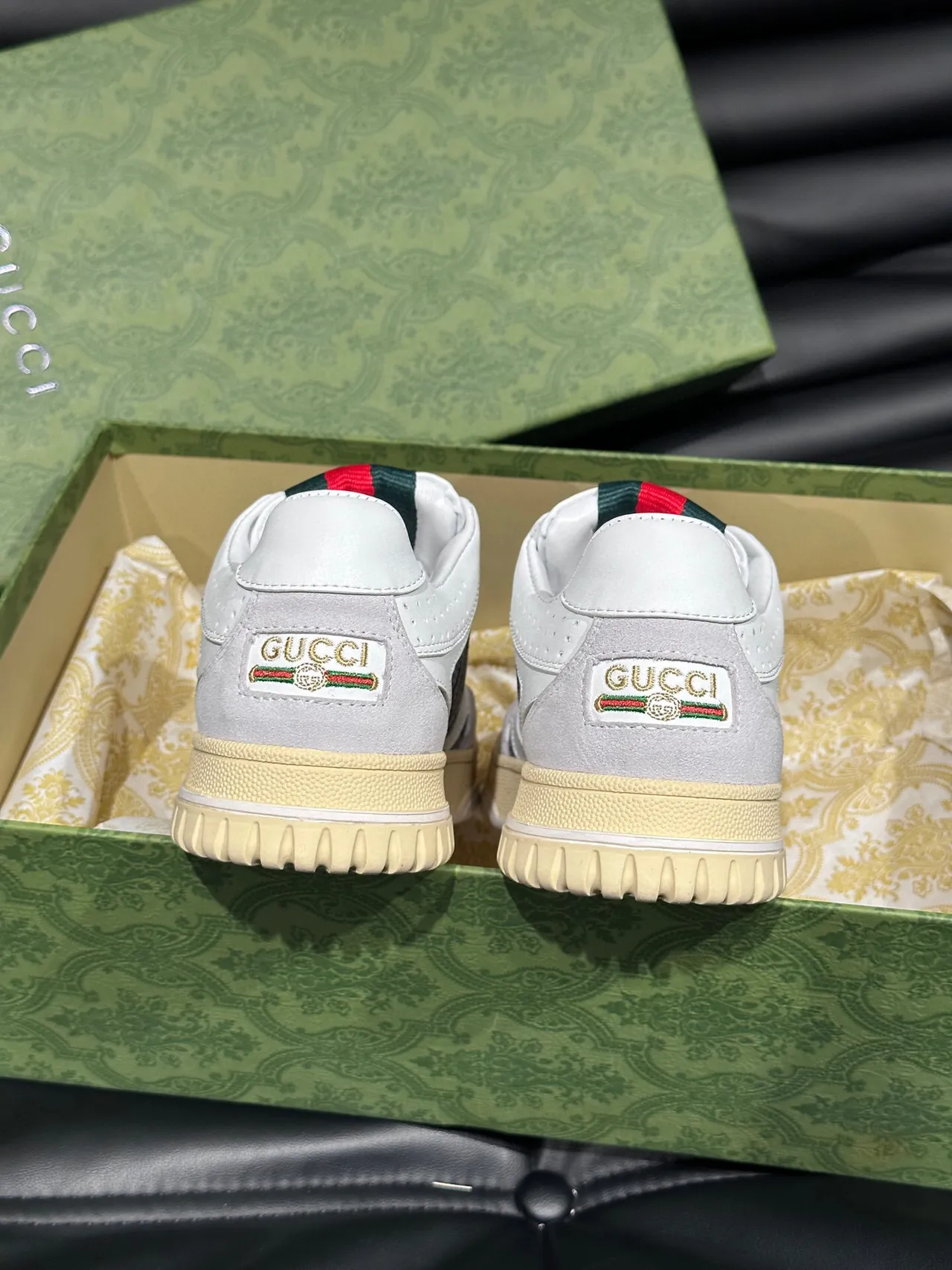 Gucci Screener GG Supreme Canvas White Lifestyle Sneakers 8
