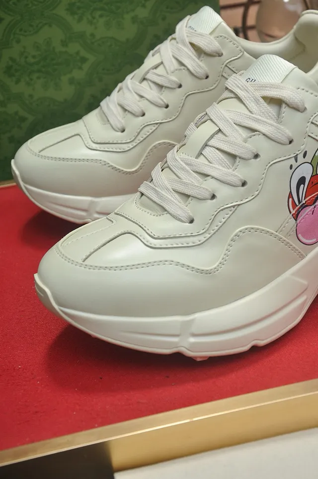 Gucci Screener Off-White Cherry Graphic Chunky Sneakers 5