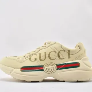 Gucci Screener Off-White Leather Lifestyle Sneakers