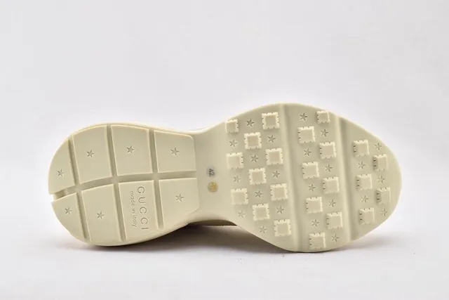 Gucci Screener Off-White Leather Lifestyle Sneakers 17