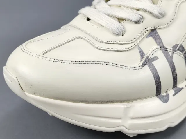 Gucci Screener Thank Graphic White Chunky Sneakers 9