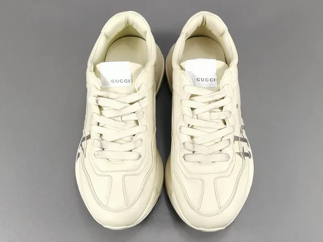 Gucci Screener Thank Graphic White Chunky Sneakers 16