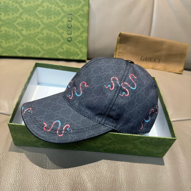 Gucci Serpenti brodé GG Supreme casquette de baseball 8