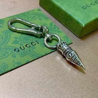 Gucci joyería plata metálica coronada